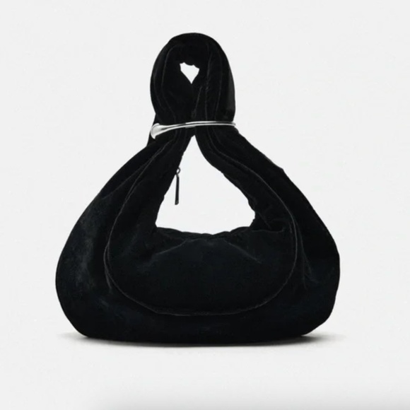 Zara velvet bucket bag, P1381 - Picture 2 of 7